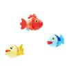 Bark The Groupers Multicolor Fish School Plush Dog Toy