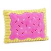 Bark Toaster Poodle Breakfast Pastry Pink Plush Dog Toy