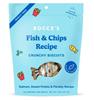 Bocces Bakery Fish and Chips Biscuits Crunchy Dog Treats
