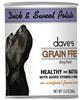 Daves Grain Free Canned Dog Food Duck and Sweet Potato Recipe