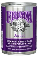 Fromm Classic Chicken Rice Pate Dog Food Cans