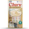 Inaba Churu Tuna with Bonito Flakes Creamy Puree Grain Free Lickable Cat Treats