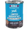  KOHA Grass Fed Lamb Entree Dog Food Can