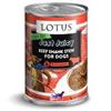 Lotus Just Juicy Beef Shank Dog Canned Food