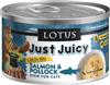 Lotus Just Juicy Salmon and Pollock Stew Grain Free Canned Cat Food