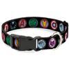 Marvel Plastic Clip Collar 9 Avenger Icons