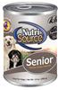 NutriSource Chicken and Rice Senior Dog Food Can