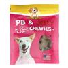 Poochie Butter Dog Treat Soft Chewies Peanut Butter Jelly