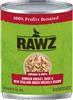 Rawz Dog Can Shredded Chicken Breast Duck New Zealand Green Mussels