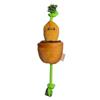Territory Pet Carrot Treat and Tug Dog Toy