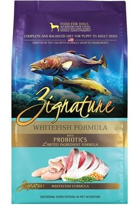 Zignature Whitefish Limited Ingredient Formula Grain Free Dry Dog Food