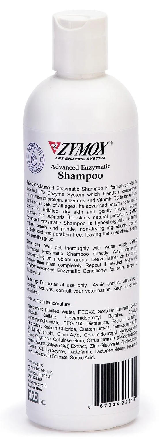 Zymox Advanced Enzymatic Oat Extract Shampoo