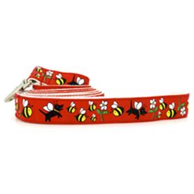 Wagging Green Honey Dog Bamboo Leashes