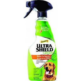 Absorbine UltraShield Green Natural Fly Repellent For Use On All Dogs