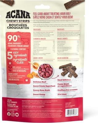 Acana Chewy Tenders Beef Recipe Dog Treat Hip and Joint Support