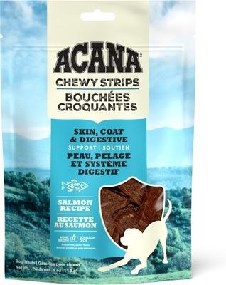 Acana Chewy Tenders Salmon Recipe Skin Coat and Digestive Support Soft Dog Treats