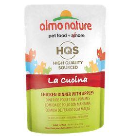 Almo Nature HQS La Cucina Chicken dinner with Apples Cat Pouch