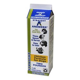 Answers Raw Dog Food Straight Chicken