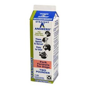 Answers Raw Dog Food Straight Pork