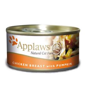 APPLAWS Chicken Breast with Pumpkin Cat Cans