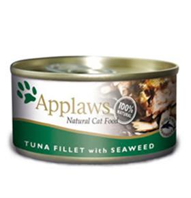 APPLAWS Tuna Fillet with Seaweed Cat Cans