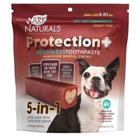 Ark Naturals Protection Brushless Toothpaste Small Dental Chews Dog Treats