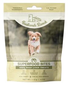 Badlands Ranch Superfood Bites Beef Liver Treats