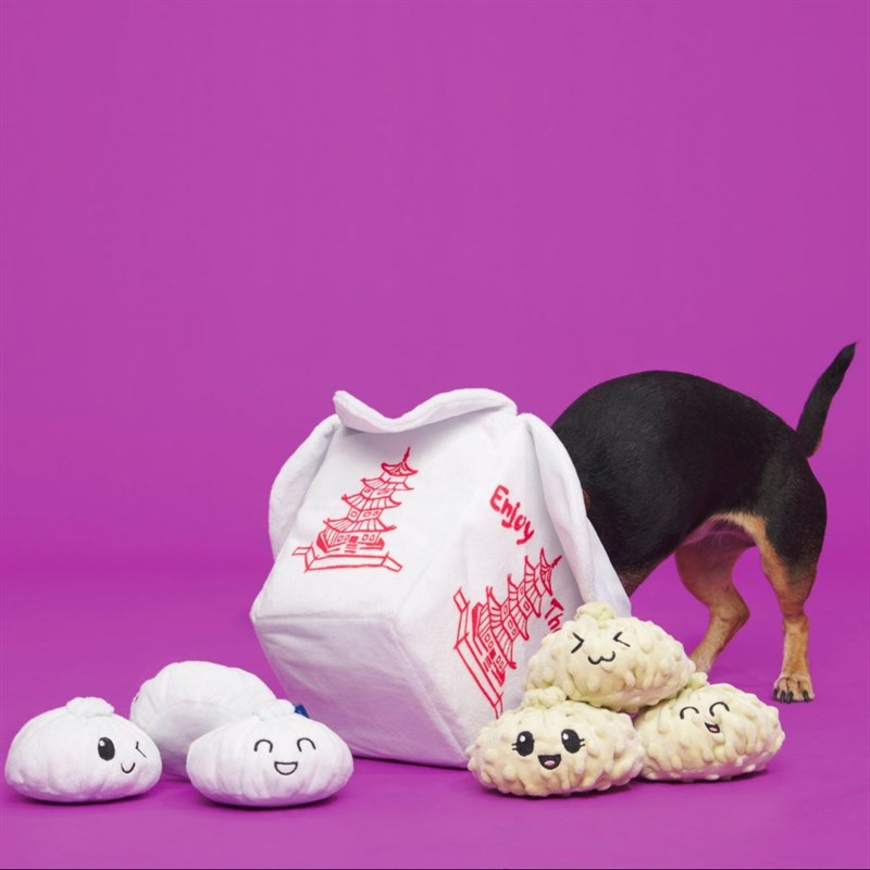 Bark Andis Famous Dumplings Dog Toy