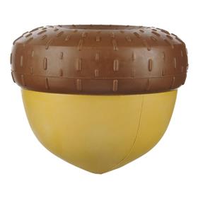 Bark Super Chewer Acornucopia Acorn Brown Rubber Dog Toy