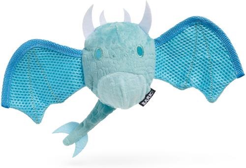 Bark Super Chewer Brrrtha The Ice Dragon Blue Rubber Dog Toy