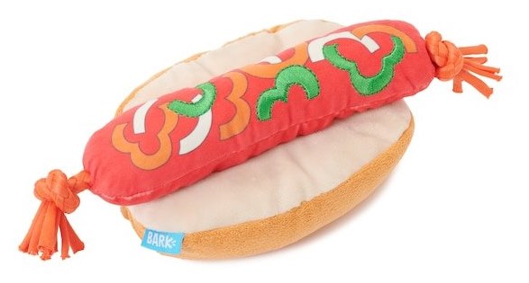Bark Yankee Doodle Plush Food Dog HotDog