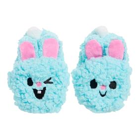 Bark Yippy and Skippy Slippies Blue and Pink Plush Dog Toy