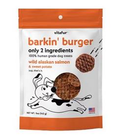 Barkin Burger Wild Alaskan Salmon and Pumpkin Treats