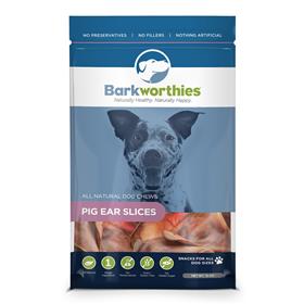 Barkworthies All Natural Pig Ear Slices