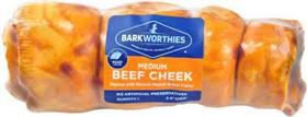 Barkworthies Beef Cheek Peanut Butter Dipped Dog Bone