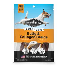 Barkworthies Bully Wrapped Collagen Hybrid Braid