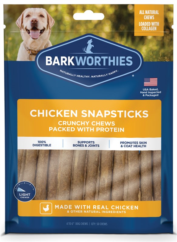 Barkworthies Chicken Snack Sticks