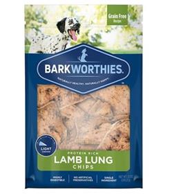 Barkworthies Lamb Lung Dog Treats