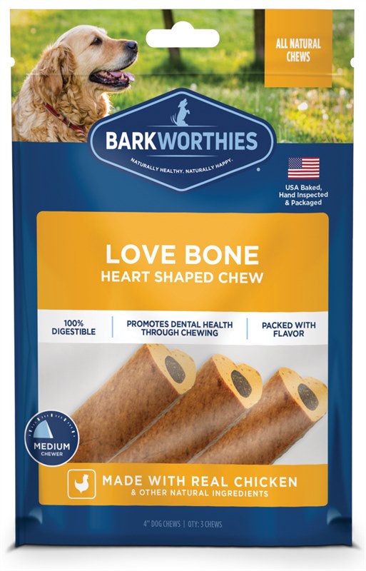 Barkworthies Love Bone Chicken