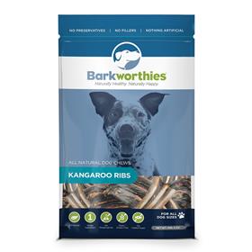 Barkworthies Natural Kangaroo Ribs