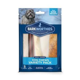 Barkworthies Small Breed Variety Pack Natural Dog Chews