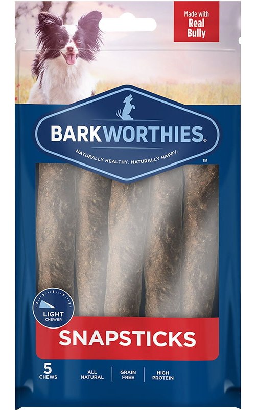 Barkworthies Snapsticks Grain Free Dog Treats