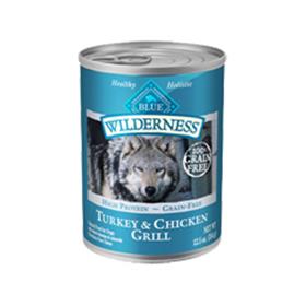 Blue Buffalo Wilderness Turkey and Chicken Grill Cans