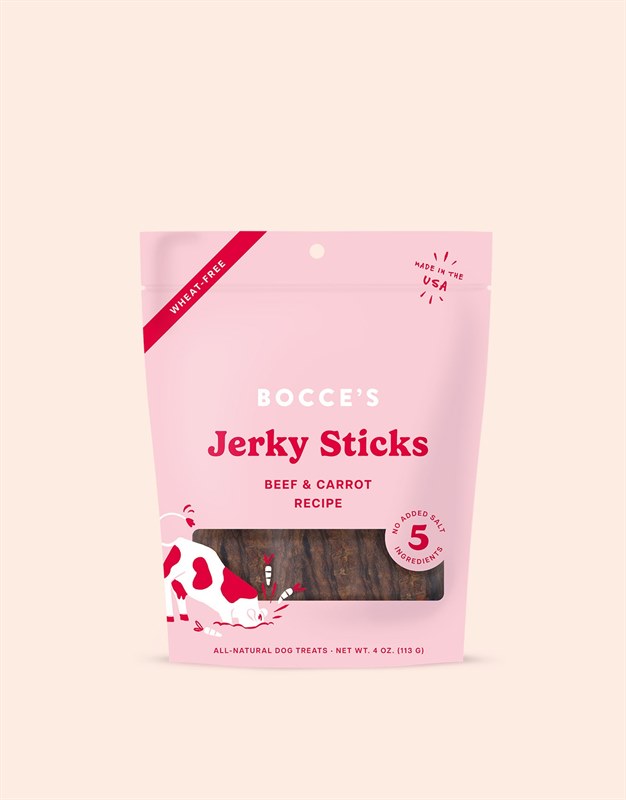 Bocces Bakery Grazers Beef Carrot Jerky Sticks