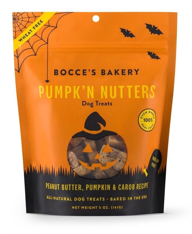 Bocces Bakery Halloween Pumpkn Nutters Dog Treats