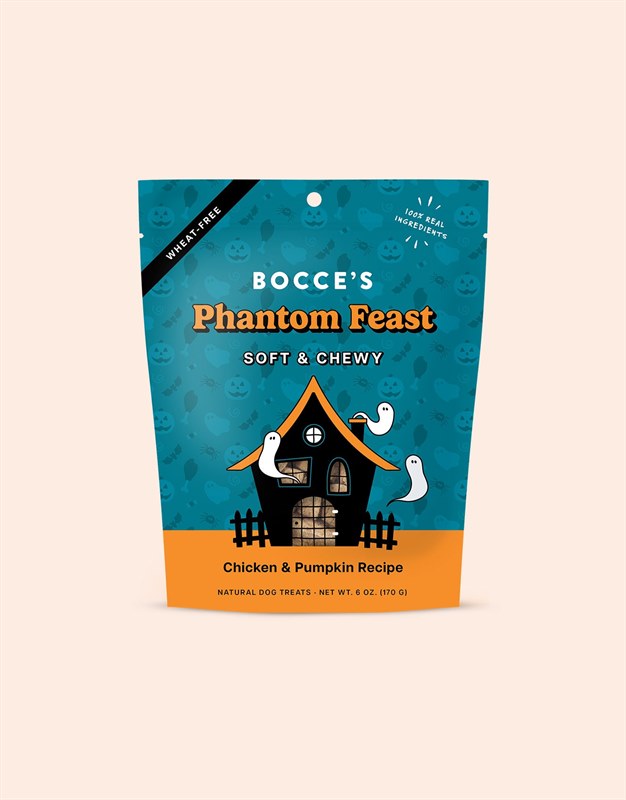 Bocces Bakery Holiday Dog Treat Halloween Ghost Bites