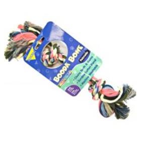 Booda Bone Multicolor Two Knot Rope Toy