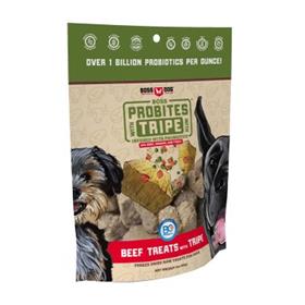 Boss Dog Probites Freeze Dried Raw Beef Treats with Tripe for Dogs