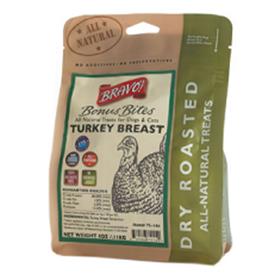 Bravo Bonus Bites Dry Roasted Turkey Breast Dog Treats