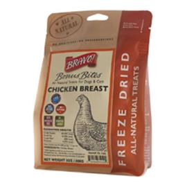 Bravo Bonus Bites Freeze Dried Premium Chicken Dog Treats